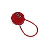3-Digit Cable Luggage Locks Multifunctional Re-Settable Combination Padlocks Backpack Suitcase Code Locks for School Office