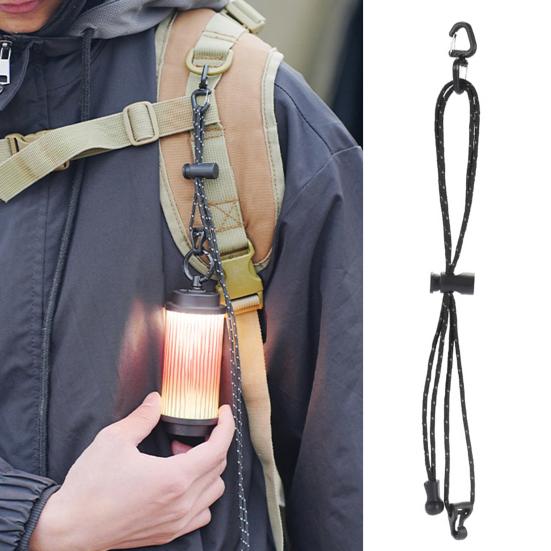 Уличный светильник, подвесной трос, регулируемый многоцелевой светоотражающий трос, рюкзак, поясная палатка, кемпинговый фонарь, подвесной шнур с вращающимся крючком