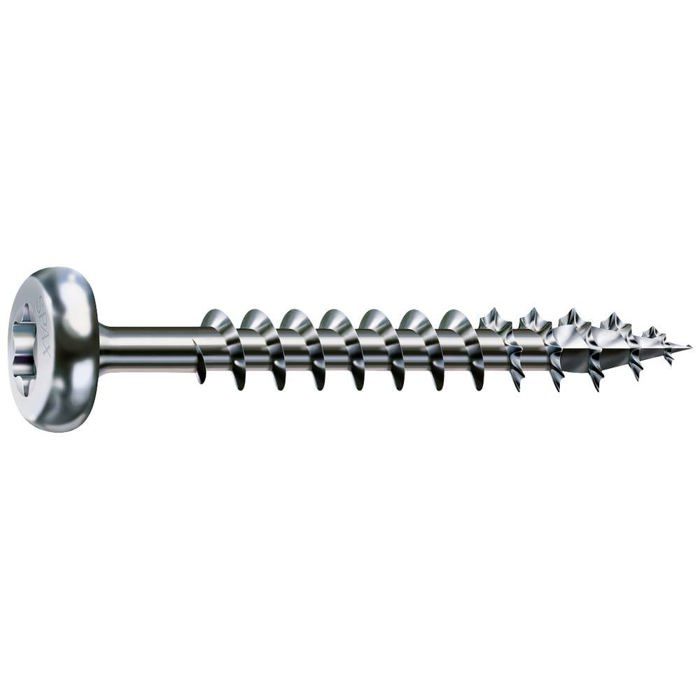 SPAX 0201010500805 Vis à bois 5 mm 80 mm T-STAR plus acier WIROX 200 pc(s)