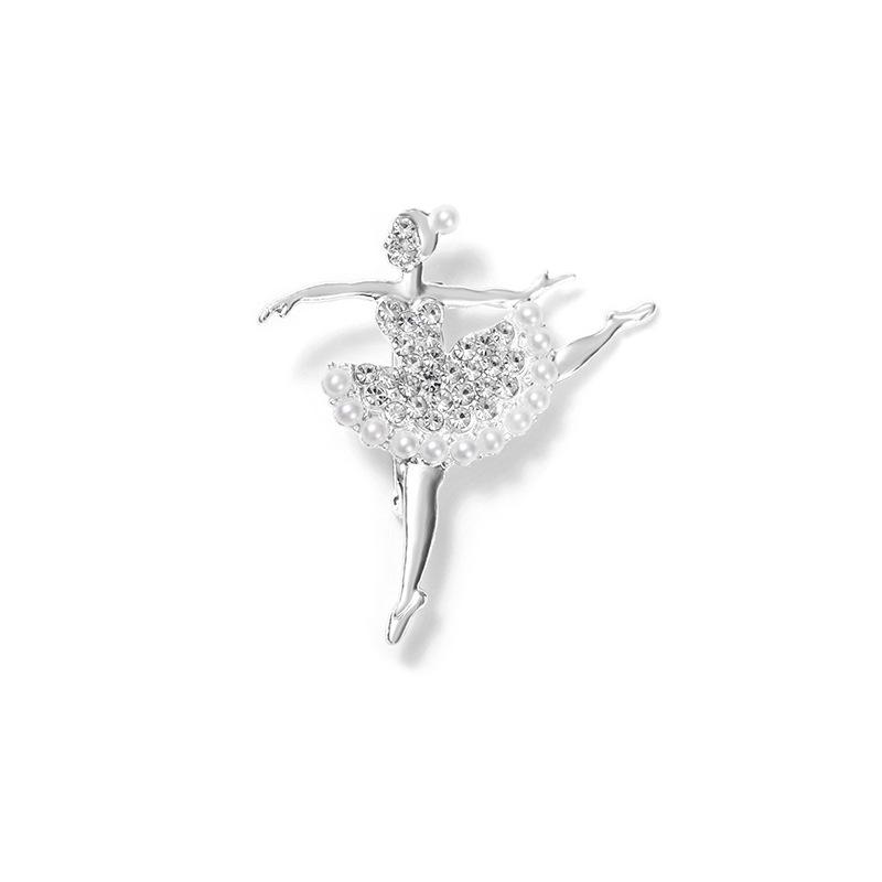 Милые броши в виде танцующих девочек  Броши-булавки в виде балерин AVE