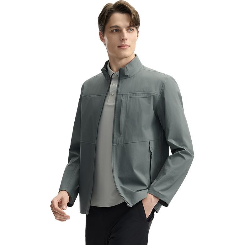 FILA Jackets Men's Monsoon Gray Stand Collar Moderate Other F11M522705F-DY