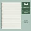 Креативный прозрачный спиральный блокнот - A6, A5, B5, в клетку, в линейку, чистый, разметка Корнелла