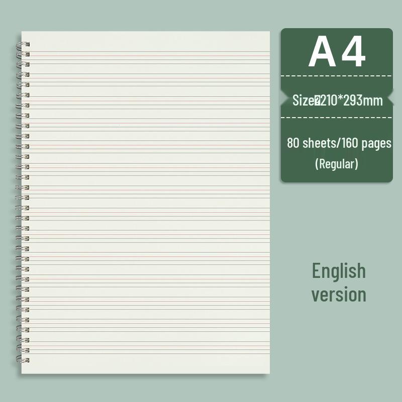 Креативный прозрачный спиральный блокнот - A6, A5, B5, в клетку, в линейку, чистый, разметка Корнелла