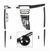 For 2011-2017 BMW 5 Series F10 F18 Interior DIY Trim Stickers Carbon Fiber Style