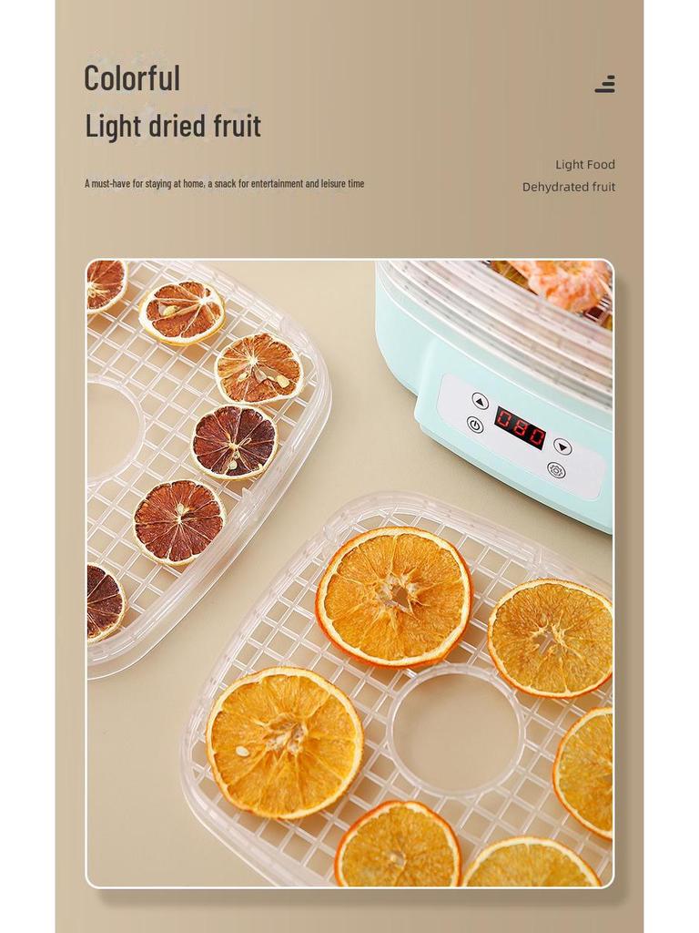 Компактный многослойный дегидратор для закусок — идеально подходит для сушки фруктов, мяса, трав и многого другого