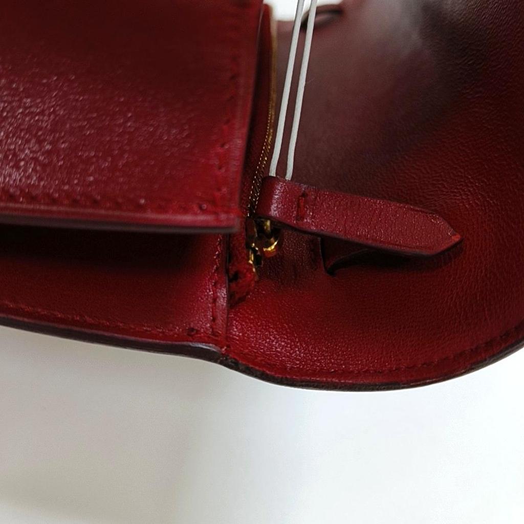 [Pre-Owned] Classic Box Polished Calfskin Tofu Square Bag - Good #E7S4L7