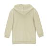 Children's Fashion Solid Color Long Sleeved Hooded Sweatshirt Girls' Mid Length Hoodie Top