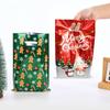 10/30pcs Christmas Gift Bags Cartoon Plastic Candy Cookie Packaging Bag Navidad Decoration for Home Kids New Year Gift