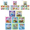 Soft Cloth Book For Early Education Of English Animals And Transportation