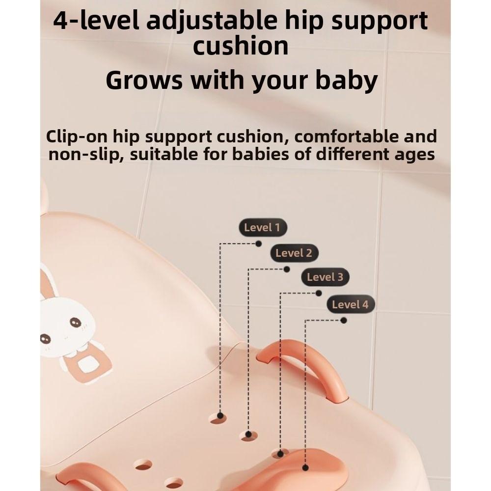 Adjustable Baby Hair Pool Bed Foldable Bath Seat Bathtub New Salon Seat Chair Boys Girls