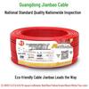 Jianbao ZC-BVR Flame Retardant Pure Copper Flexible Wire 1.5/2.5/4 Sq mm for Home Decoration