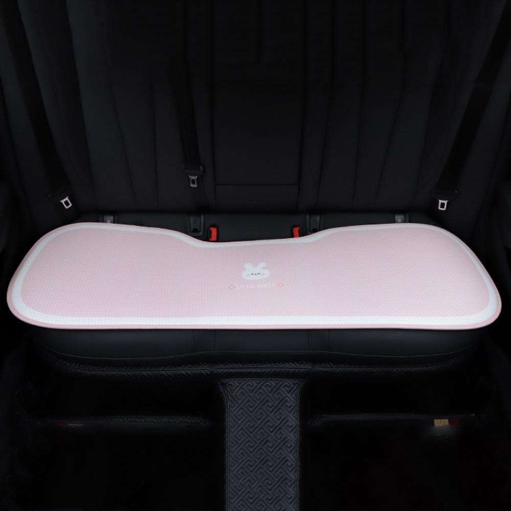 Защитный коврик Летняя дышащая подушка на сиденье Кролик узор Автомобильная подушка из ледяного шелка Автомобильные товары для интерьера