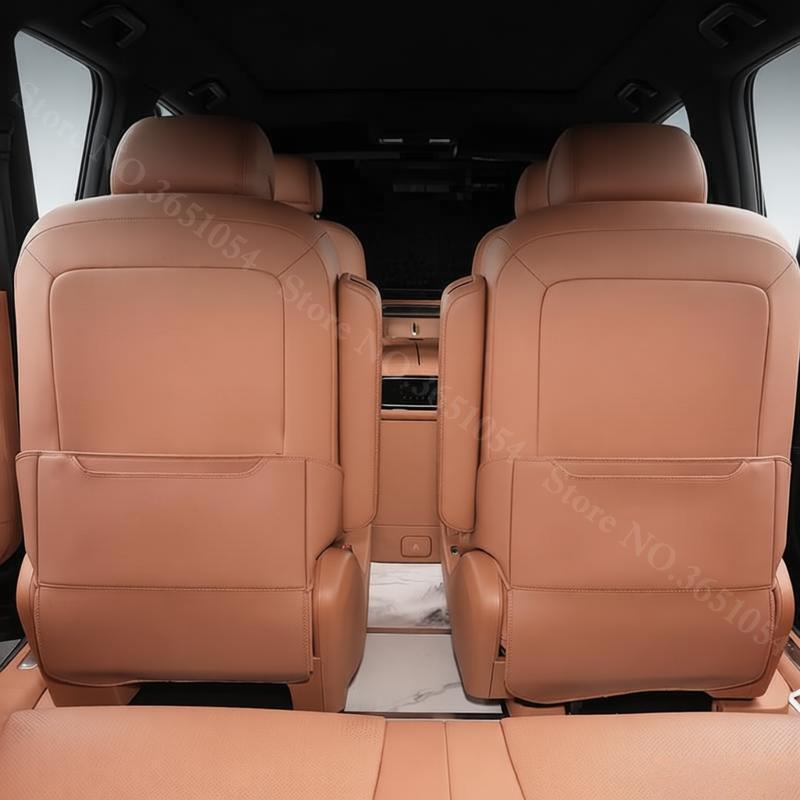 Для Leapmotor D19 2026 2027 Автомобильный Задний Защитный Коврик от Пинания Ногами Специальная Крышка для Защиты Спинки Сиденья Кожаный Коврик от Грязи Аксессуары для Интерьера