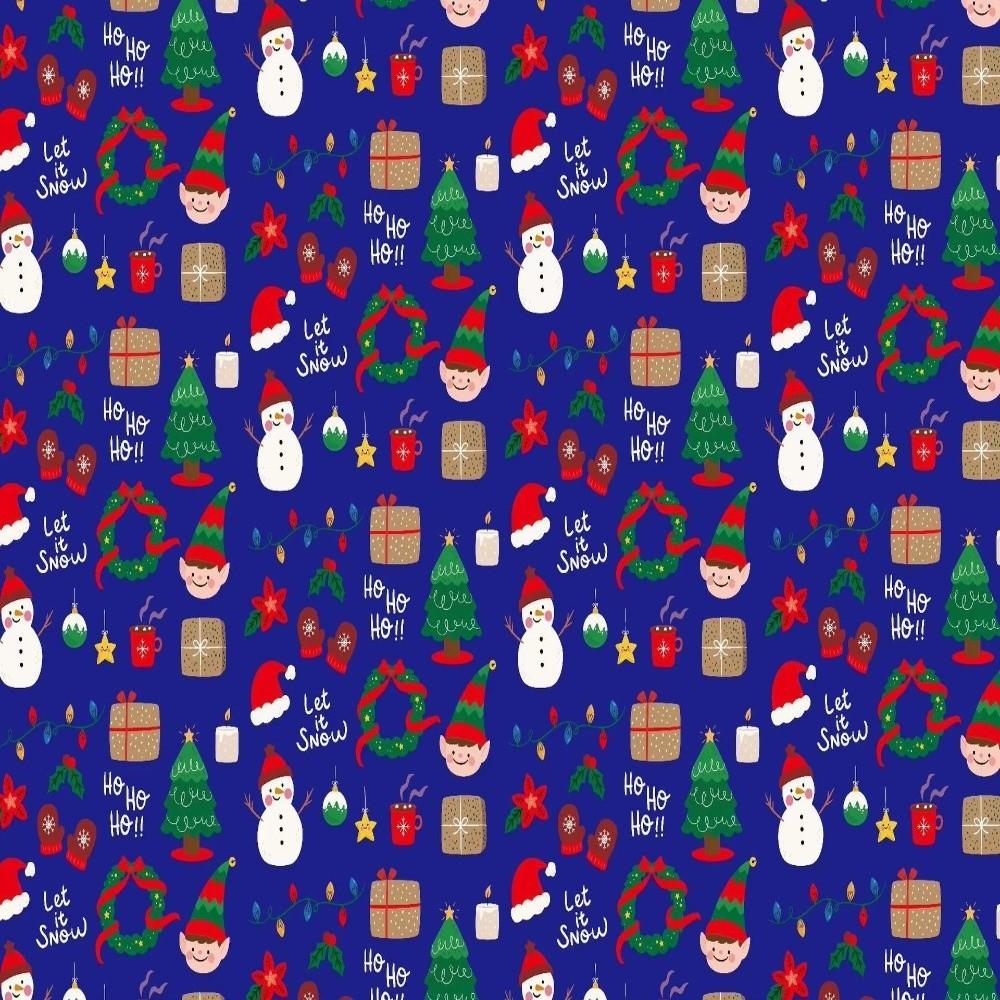 Xmas Tree Gift Packaging Papers Santa Claus Wall Decor Stickers Party Celebration