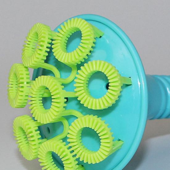 Детская труба-мыльница с наполнителем для мыльного раствора, палочка для выдувания пузырей с несколькими отверстиями, игрушка для мальчиков и девочек, выдувающая мыльные пузыри