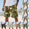 Мужские летние большие повседневные свободные спортивные брюки пляжные шорты
