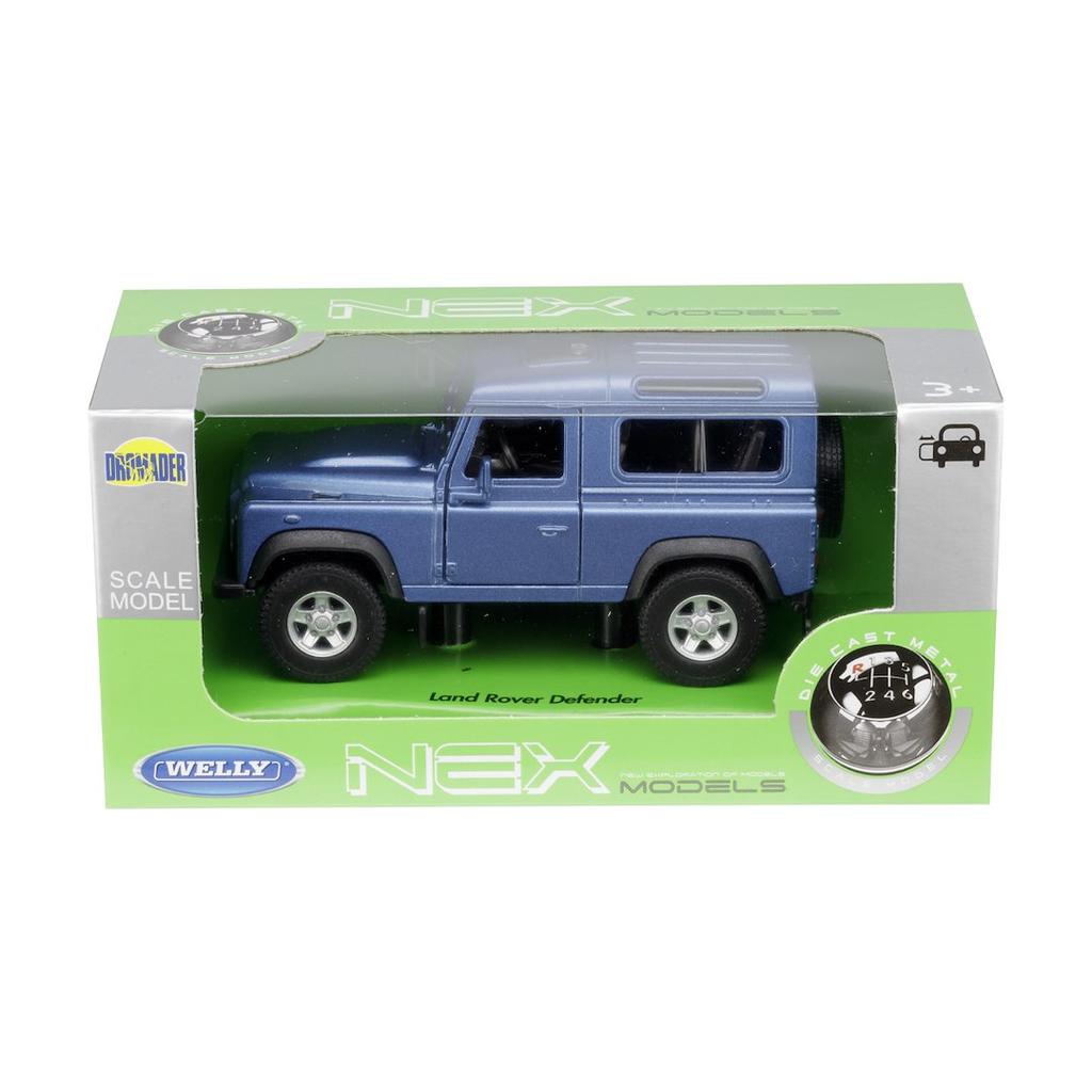 Модель 1:34, Land Rover Defender, синий