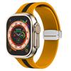 Магнитная застежка Ремешок Для Apple Watch Ultra 2 ремешок 49мм 44мм 40мм 45мм 41мм 38мм Силиконовый Браслет iWatch серия 7 3 6 5 se 8 9
