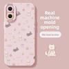 Чехол для телефона Cat Apple 16 15 Pro Max Новая модель для женщин 14 Plus Девичий 13 Pro Милый 12 Защитный чехол