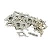 20 Sets Alloy Square OT Toggle Clasps Bar Jewelry Making Findings Connectors