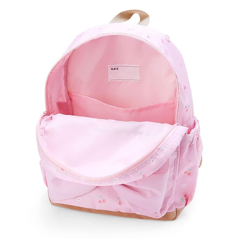 Sanrio Backpack for Children, Lower Grades, Elementary School Students, Pink, Polyester, My Melody, Water Repellent, Name Space, Reflective Tape, Ch