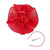Hot Sale Kentucky Derby Festival Faux Hemp Headwear, Wedding Party Tea Session Hair Accessories