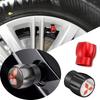 for Mitsubishi Badge Car Wheel Valve Valve Stem Caps Outlander ASX Eclipse Lancer Galant L200 Colt Pajero Accessories