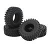 4PCS RC Tire Skins 1.25 Inch Rubber Tires RC Accessories for AXIAL 124 SCX24 for FMS 124 FCX24