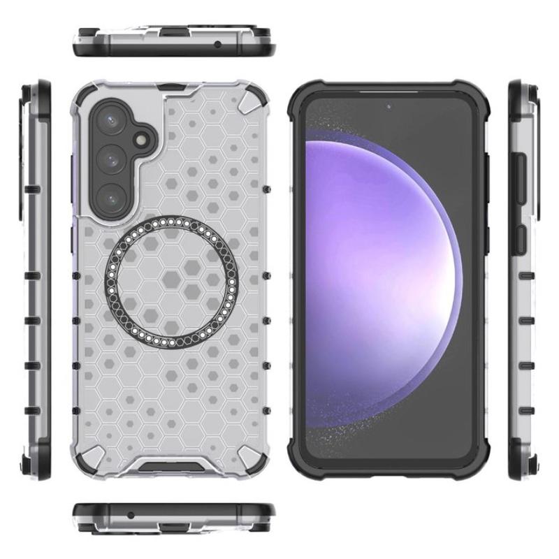 Для Samsung Galaxy S23 FE 5g Магнитное кольцо задняя крышка телефона чехол Magsafe кольцо беспроводная зарядка объектив защита противоударные чехлы