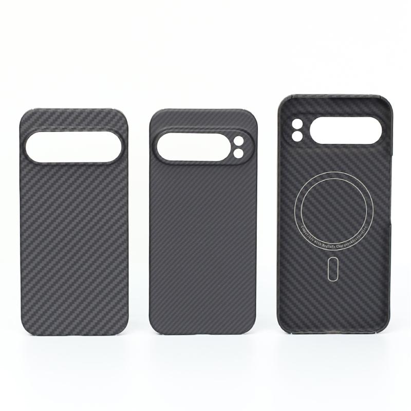 YTF-Carbon Carbon fiber case for Google Pixel 9 Pro XL Anti-fall Aramid Fiber case  Design Pixel 9 cover Thin and light Magnetic