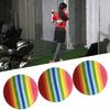 50PCS EVA Lightweight Wear Resistant Indoor Practice Stripe Golf Foam Ball Colorful Pet Cat