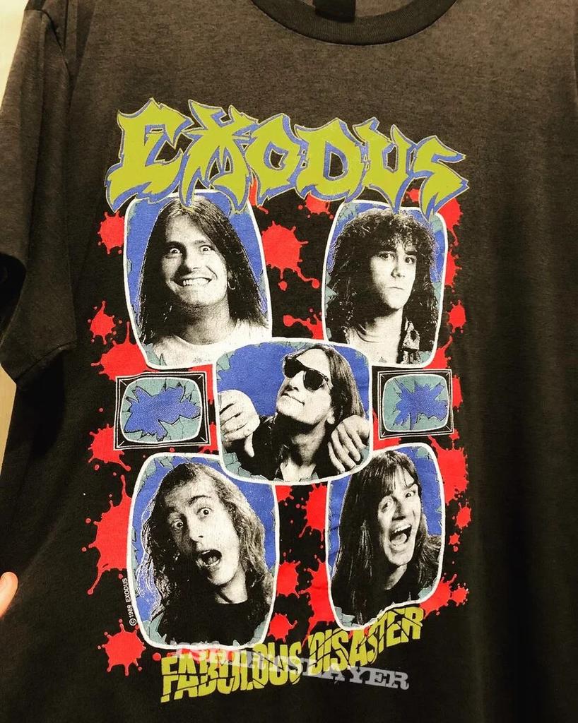 Exodus Fabulous Disaster 1989 Tour shirt QT2350