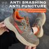 Anti-puncture Work Shoe For Man  Breathable Safety Work Sneakers With Iron Toe Indestructible Shoes Breathable Work Boots
