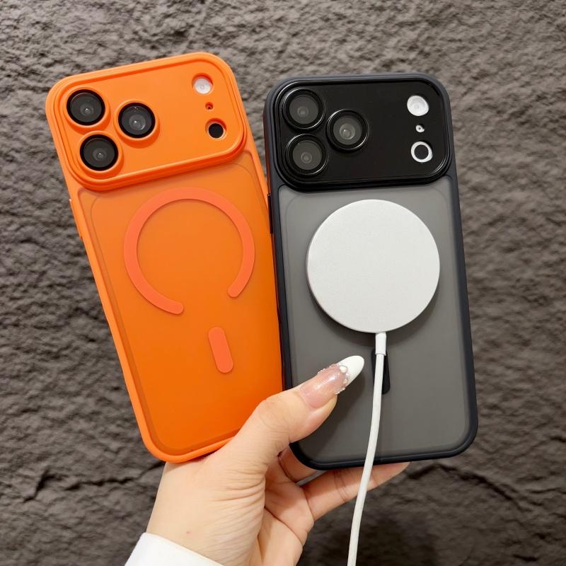 Для iPhone 17 Pro Max Роскосный Магнитный Силиконовый Чехол-Бампер с Magsafe Для iPhone 11 12 13 14 15 16 Plus Защитная Крышка для Камеры