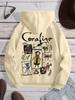 Cozy Coraline Graphic Hoodie for Women - Casual Drawstring Pullover with Kangaroo Pocket Perfect for Fall & Winter Unisex