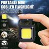 USB Charging Flashlight Super Bright Emergency Light High Quality Keychain Work Light  Outdoor