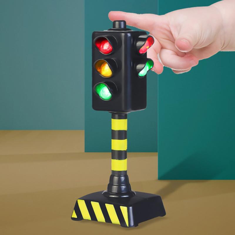 Kids Mini Traffic Signs Light Speed Camera Toy With Music Led Traffic Rule Toy