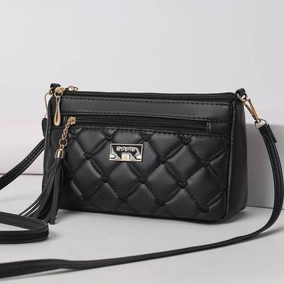 Женская сумка-мессенджер 2024 года: Высококачественная мини-сумка из полиуретана большой вместимости для мам среднего возраста.