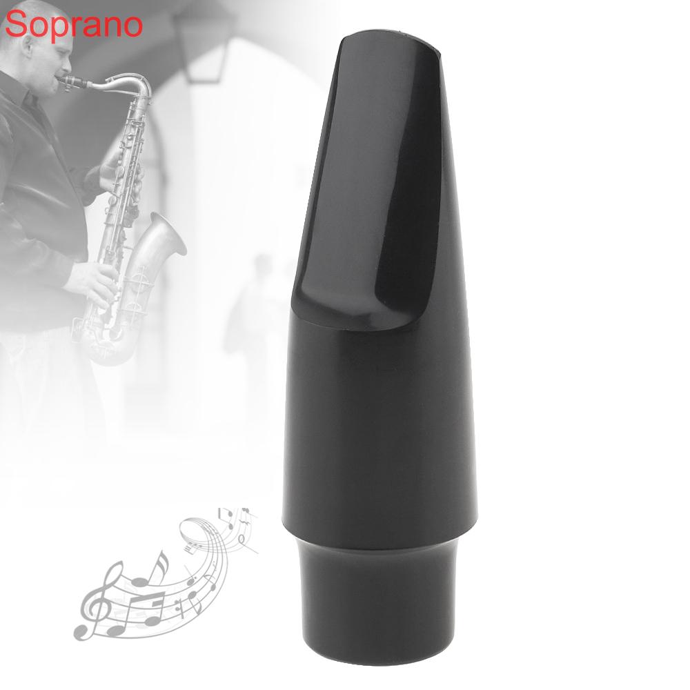 Professional Durable Black Bakelite Soprano Saxophone Mouthpiece Sax Instruments Parts