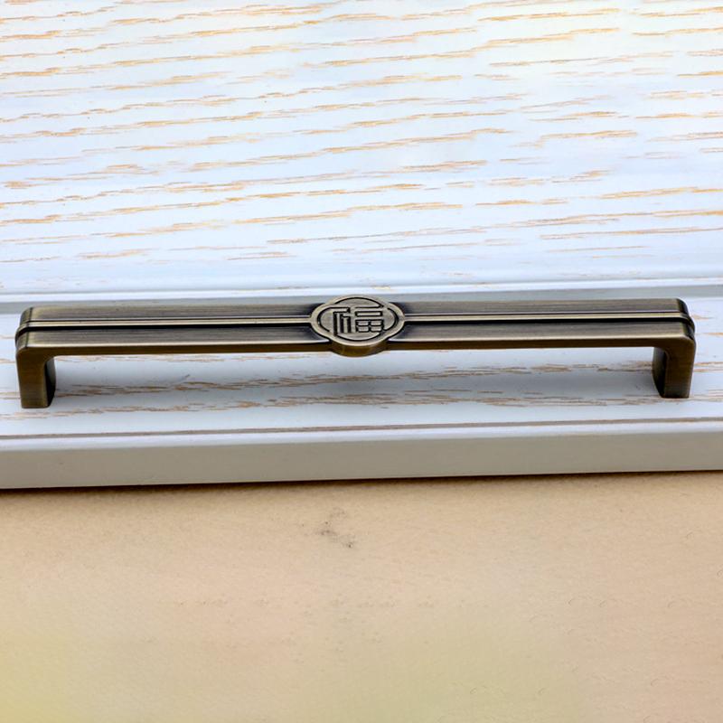 1 шт. Винтажный китайский иероглиф «Фу» ручки для кухонного шкафа ручки для ящиков дверцы шкафа