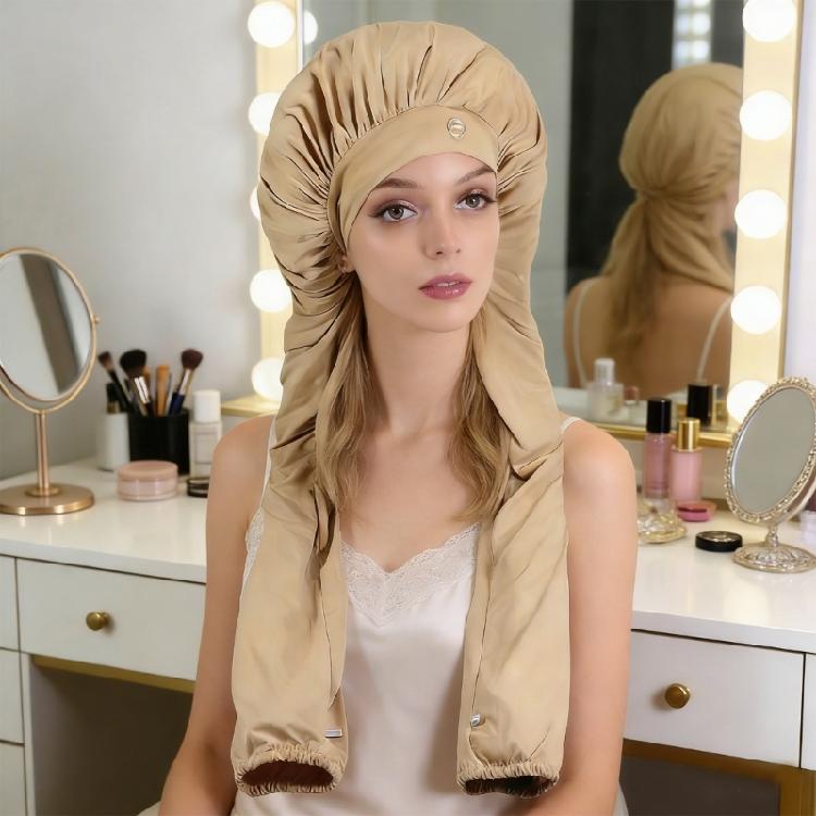 Женская шапка для дредов однотонная Durag с дышащей подкладкой Бандана Тюрбан для повседневной носки