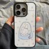 Синяя сумка со звездами кролик для чехла мобильного телефона iPhone16/17pro 14 матовый PC13 девушка 12 милый IP15
