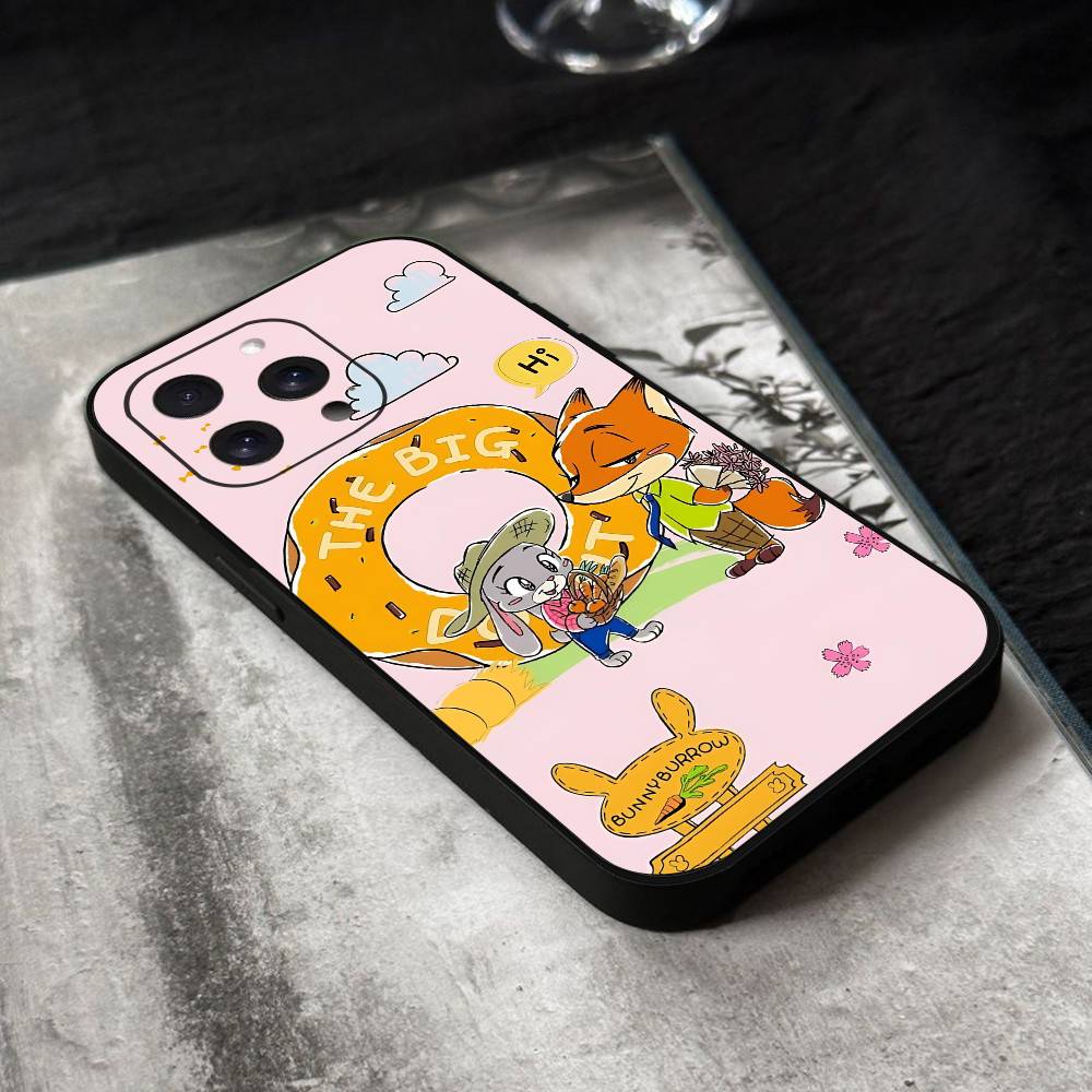 Z-zootopia-a Чехол для телефона Силиконовый Мягкий Для iPhone 17 Air 16 15 14 13 12 11 Plus Pro Max Plus