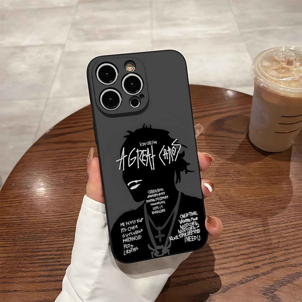 Ken Carson A Great Chaos Phone Case For 17 Pro Max Iphone 14 16 Pro Max 12 15 Plus 13 Pro 11 Xr X Xs Back Cover