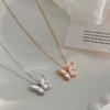 Three Dimensional Butterfly Necklace, Exquisite and Sweet Temperament, Light Luxury and High-end Feeling, Collarbone Chain, Niche Design