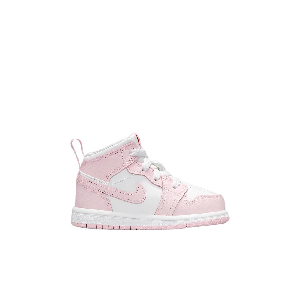 Air Jordan 1 Mid TD Pink Foam Fire Red White DQ8425-608