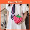 Kids Summer Strawberry Shaped Crossbody Bag With Pu Material For Toddler Outings And Daily Use