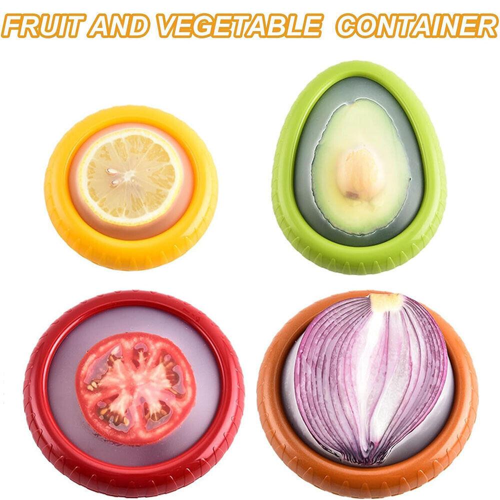 Food Grade Fruit Preservation Box, Transparent Sealed Vegetable Storage Container Reusable Kitchen Preservation Box