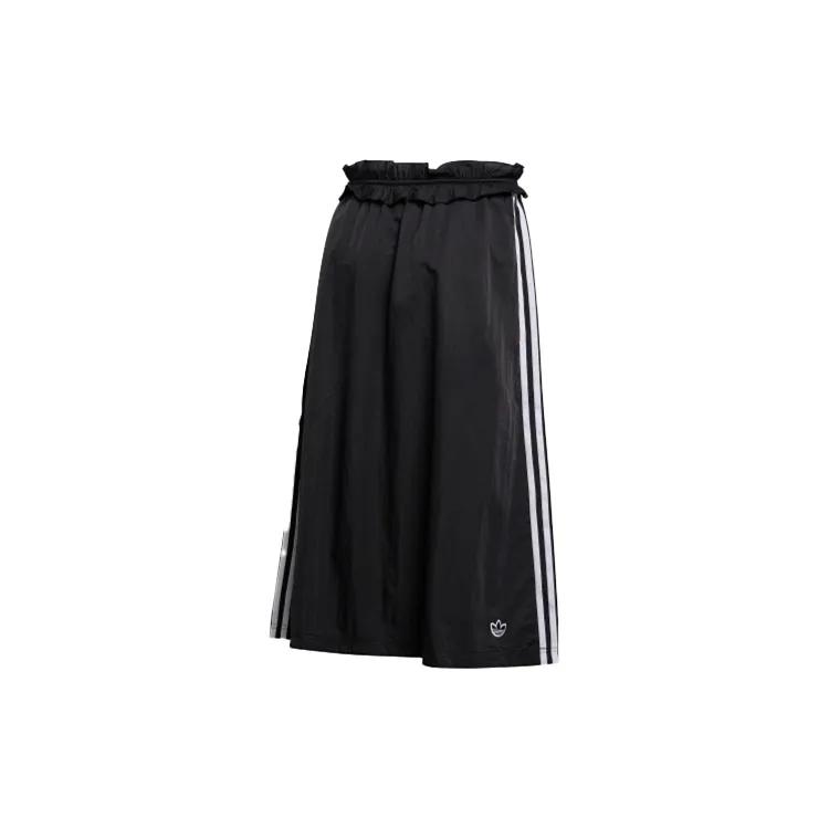 Adidas Originals Casual Long Skirt Women's Black (Unisex) Casual Long Skirts FU3807