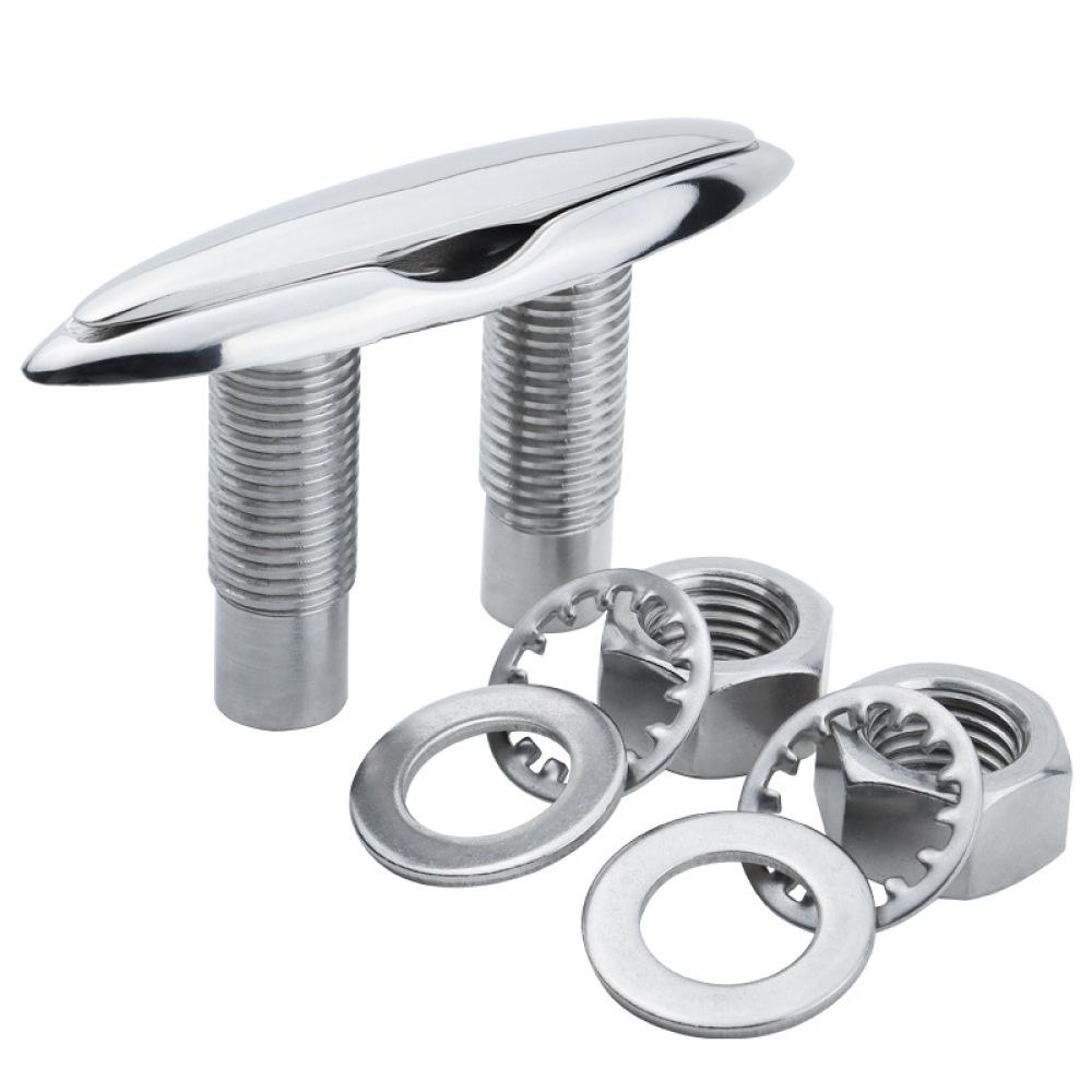 316 Stainless Steel Double Invisible Lifting Cable Bolt Bollard Rope Guide Yacht Hardware Accessories Bollard Cable Bolt